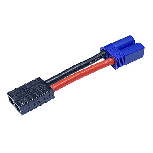 Adapterkabel Adapter EC5 Stecker Male auf Traxxas TRX Kompatibel Buchse Female Hochstrom 12AWG Kabel für Lipo Akku 10cm RC Modellbau Adapterkabel Adapter EC5 Stecker Male auf Traxxas TRX Kompatibel Buchse Female Hochstrom 12AWG Kabel für Lipo Akku 10cm RC Modellbau von VUNIVERSUM