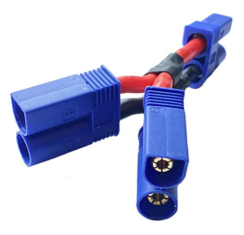 VUNIVERSUM Premium Adapter Parallel Y-Kabel EC5 Adapter 2X Male Stecker auf 1x Female Buchse Lipo Akku Ladekabel Kabel 12AWG Goldstecker Modellbau VUNIVERSUM Premium Adapter Parallel Y-Kabel EC5 Adapter 2X Male Stecker auf 1x Female Buchse Lipo Akku Ladekabel Kabel 12AWG Goldstecker Modellbau von VUNIVERSUM