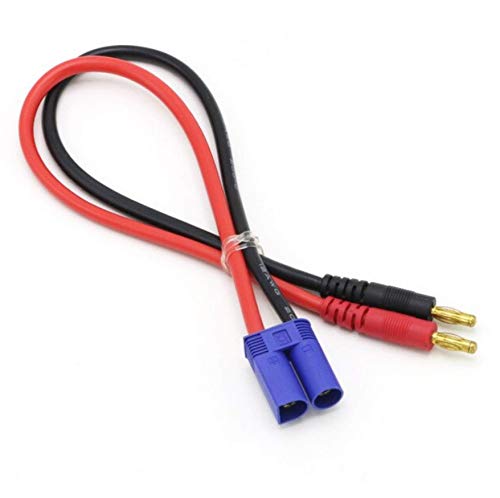 VUNIVERSUM Premium Lipo Akku Ladekabel 4mm Bananenstecker auf EC5 Stecker Male Hochstrom RC von Mr. Stecker Modellbau® von VUNIVERSUM