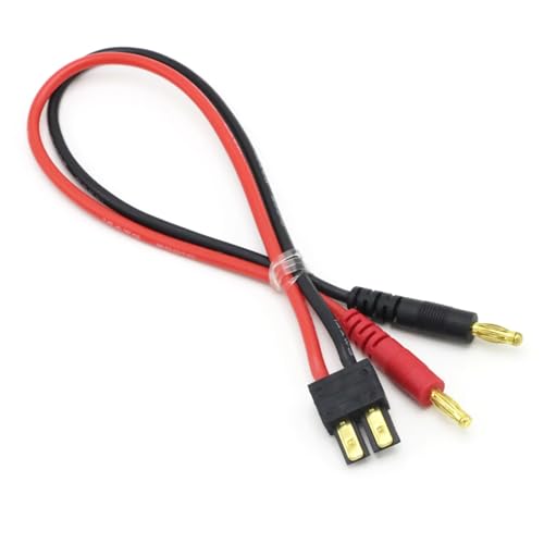 VUNIVERSUM Premium Lipo Akku Ladekabel 4mm Bananenstecker auf TRX Traxxas Stecker Male von Mr. Stecker Modellbau® von VUNIVERSUM