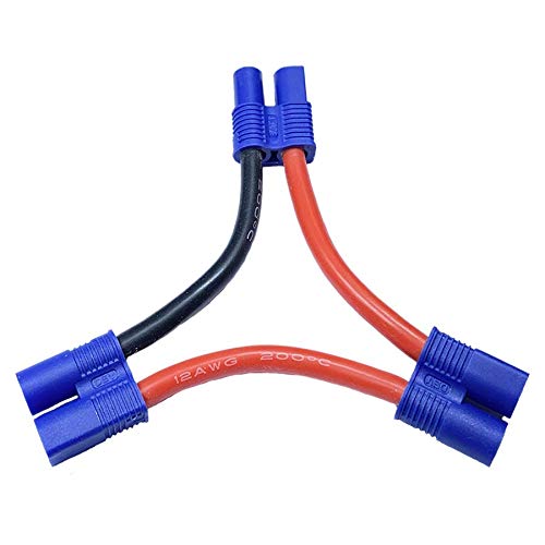 VUNIVERSUM Premium Seriell Reihe EC3 Adapter 2X Male Stecker auf 1x Female Buchse Lipo Akku Ladekabel 12AWG Kabel Adapterkabel Modellbau VUNIVERSUM Premium Seriell Reihe EC3 Adapter 2X Male Stecker auf 1x Female Buchse Lipo Akku Ladekabel 12AWG Kabel Adapterkabel Modellbau von VUNIVERSUM