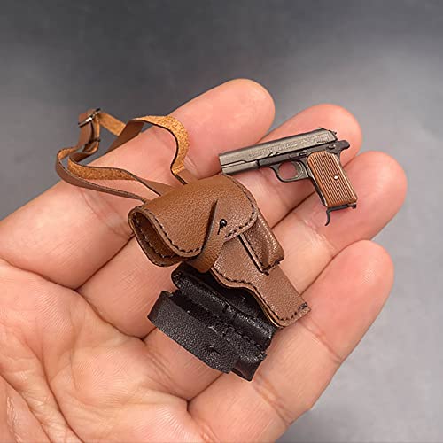 VUSLA 1/6 Scale Action Figures Accessories, Soviet Tank Lieutenant Pistol with Holster Miniature Plastic Model for PHICEN, Tbleague, HT Toys Non-Launchable,A VUSLA 1/6 Scale Action Figures Accessories, Soviet Tank Lieutenant Pistol with Holster Miniature Plastic Model for PHICEN, Tbleague, HT Toys Non-Launchable,A von VUSLA