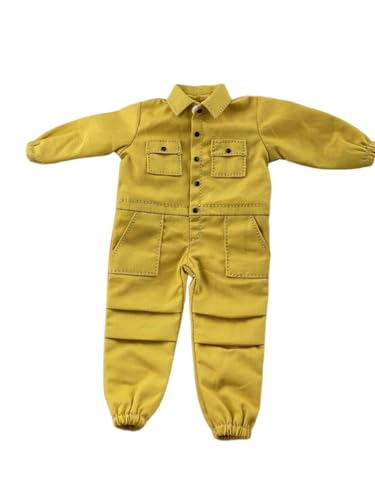 VUSLB 1/12 Scale Male Jumpsuit Bodysuit Work Clothes for 6inch Muscular NW SHF 3A Dam VTOYS GWToys Action Figure Body von VUSLB