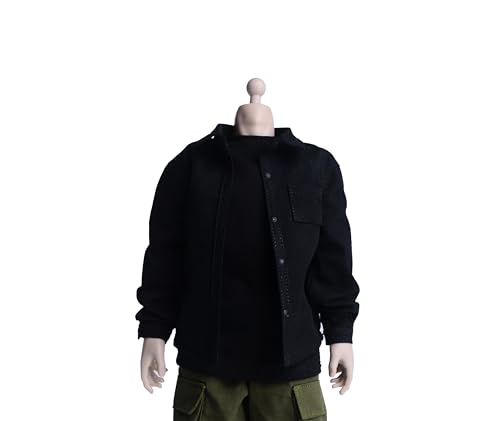 VUSLB 1/6 Scale Mann Figur Doll Shirt Blouses Kleidung for 12 inch ActionFigurn PU102US,Black VUSLB 1/6 Scale Mann Figur Doll Shirt Blouses Kleidung for 12 inch ActionFigurn PU102US,Black von VUSLB