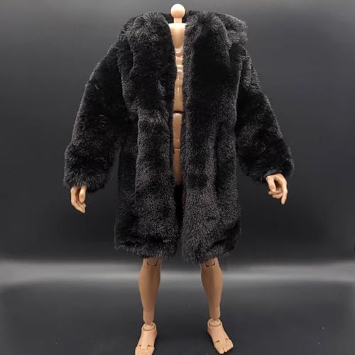 VUSLB 1/6 Scale Mann Figur Kleidung,Men's Overcoat Long Coat Costume Outfit for 12 inch Mann Action Figur Body VUSLB 1/6 Scale Mann Figur Kleidung,Men's Overcoat Long Coat Costume Outfit for 12 inch Mann Action Figur Body von VUSLB