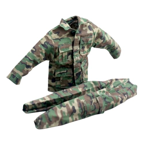 VUSLB 1/6 Scale Mann militär Kleidung Model Miniature Figur Collectible Men's Combat Uniform Pants Trousers Costume Outfit fit for 12inch ZC HT DML ActionFigurn Body Doll Accessory VUSLB 1/6 Scale Mann militär Kleidung Model Miniature Figur Collectible Men's Combat Uniform Pants Trousers Costume Outfit fit for 12inch ZC HT DML ActionFigurn Body Doll Accessory von VUSLB
