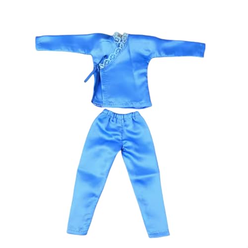 VUSLB 1/6 Scale militär Chinese Style Horse-Face Skirt Ancient weiblich Embroidery Kleid Kleidung fit for 12inch ActionFigurn Body (Blue Underwear) von VUSLB