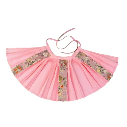 VUSLB 1/6 Scale militär Chinese Style Horse-Face Skirt Ancient weiblich Embroidery Kleid Kleidung fit for 12inch ActionFigurn Body (Pink Horse Face Skirt) von VUSLB