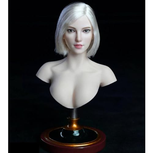 VUSLB 1/6 Scale weiblich Figur Kopf, Cosplay European Beauty Girl Kopf Carved for 12inch ActionFigurn Body Collection-A VUSLB 1/6 Scale weiblich Figur Kopf, Cosplay European Beauty Girl Kopf Carved for 12inch ActionFigurn Body Collection-A von VUSLB