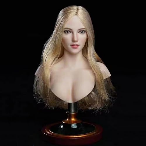 VUSLB 1/6 Scale weiblich Figur Kopf, Cosplay European Beauty Girl Kopf Carved for 12inch ActionFigurn Body Collection-B VUSLB 1/6 Scale weiblich Figur Kopf, Cosplay European Beauty Girl Kopf Carved for 12inch ActionFigurn Body Collection-B von VUSLB