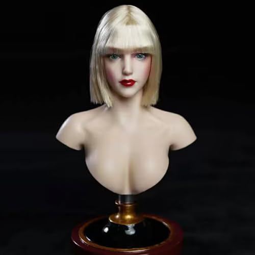 VUSLB 1/6 Scale weiblich Figur Kopf, Cosplay European Beauty Girl Kopf Carved for 12inch ActionFigurn Body Collection-D VUSLB 1/6 Scale weiblich Figur Kopf, Cosplay European Beauty Girl Kopf Carved for 12inch ActionFigurn Body Collection-D von VUSLB