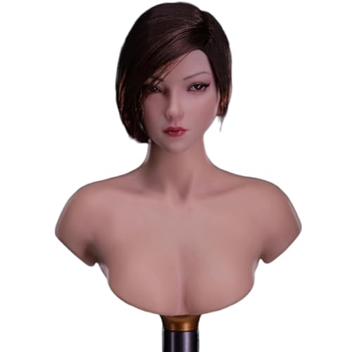 VUSLB 1/6 Scale weiblich Kopf,Asian Beauty Girl Pale Skin Planted Hair Kopf Carved for 12inch ActionFigurn Body Collectible-B VUSLB 1/6 Scale weiblich Kopf,Asian Beauty Girl Pale Skin Planted Hair Kopf Carved for 12inch ActionFigurn Body Collectible-B von VUSLB
