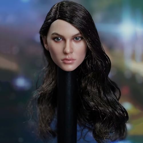 VUSLB 1/6 Scale weiblich Kopf,Beauty European Girl Suntan Skin Planted Hair Kopf Carved for 12inch weiblich militär ActionFigurn Body-C VUSLB 1/6 Scale weiblich Kopf,Beauty European Girl Suntan Skin Planted Hair Kopf Carved for 12inch weiblich militär ActionFigurn Body-C von VUSLB
