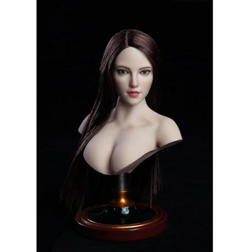 VUSLB 1/6 Scale weiblich Kopf,Charming Girl Straight Hair Doll for 12inch ActionFigurn Doll-B VUSLB 1/6 Scale weiblich Kopf,Charming Girl Straight Hair Doll for 12inch ActionFigurn Doll-B von VUSLB