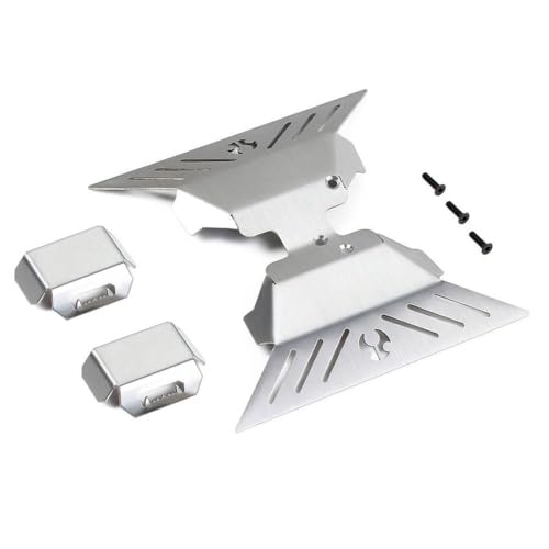Edelstahl -Skidplatten -Chassis -Armor -Achse -Beschützer Kompatibel mit 1,9 UTB AXI03004 RC Crawler Upgrade -Teile von VVHKMSIL