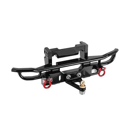 VVHKMSIL 1/18 RC Crawler Aluminium Stoßfänger Set CNC-Upgrade-Teile vorne und hinten kompatibel mit 4M-43 Modell Bronco-Stil(Rear) von VVHKMSIL