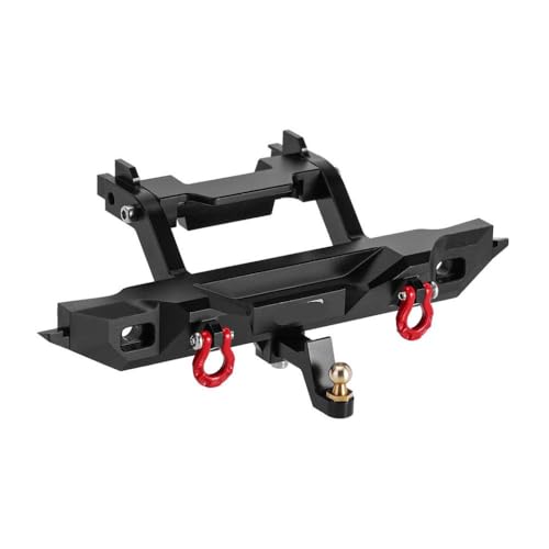 VVHKMSIL 1/18 RC Crawler CNC Aluminium vorderen Heckstoßstange mit Lichter Upgrade Teil 4M-88(Rear) von VVHKMSIL