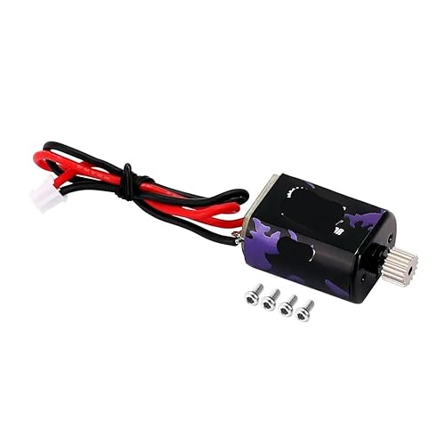 VVHKMSIL 130 gebürsteten Motor 60T 80T mit Edelstahlritzel kompatibel mit 1 24 -Skala -RC -Crawler -Upgrade -Teilen Inm12 Kompatibel mit FMS -Modellfahrzeuge(60T) von VVHKMSIL