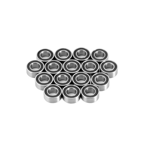 VVHKMSIL 24 -pcs versiegelte Stahllagerkit kompatibel mit 1 24 -Skala -RC -Crawler -Fahrzeugen FMS -Upgrade -Teile von VVHKMSIL