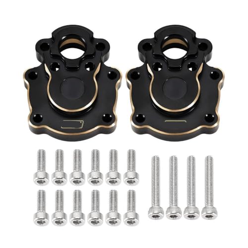 VVHKMSIL 29g Messing Heck inneres Portalgehäuse, kompatibel mit 1/10 RC Crawler FMS FCX10 Universal Fit von VVHKMSIL