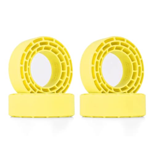 VVHKMSIL 4PCS-Gummieinsätze kompatibel mit 68-72 mm 1,3 "Reifen Universal Fit Aftermarket Ersatz(Yellow) von VVHKMSIL
