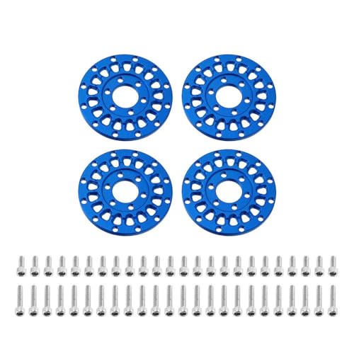 VVHKMSIL 4pcs Aluminiumradgesichter universeller Anpassung Kompatibel mit 1,0 "Modurad(Blue) von VVHKMSIL