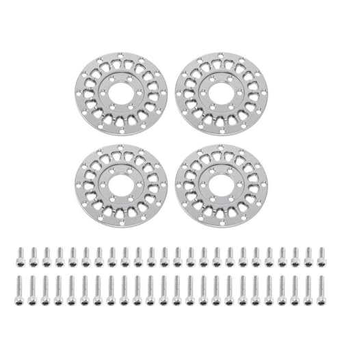 VVHKMSIL 4pcs Aluminiumradgesichter universeller Anpassung Kompatibel mit 1,0 "Modurad(Gray) von VVHKMSIL