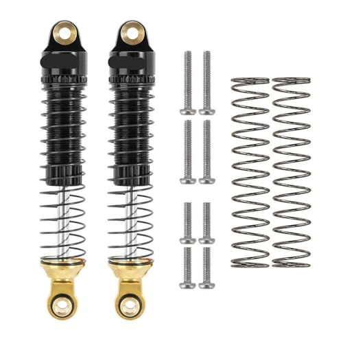 VVHKMSIL 59 -mm -Gewinde -Stoßdämpfer Set Kompatibel mit 1/18 RC -Crawler - Messing Aluminiumöl -Dämpfer Upgrade kompatibel mit 4M -63 -Modellen(2PCS) von VVHKMSIL