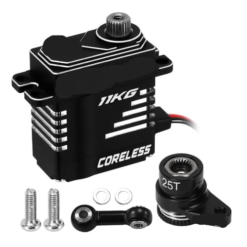 VVHKMSIL Aluminium -Servo -Saver -Set kompatibel mit 1 16 -Skala -Mojave GROM -Modellen Kompatibel mit 25 -t -Spline -Servos(1 Set) von VVHKMSIL