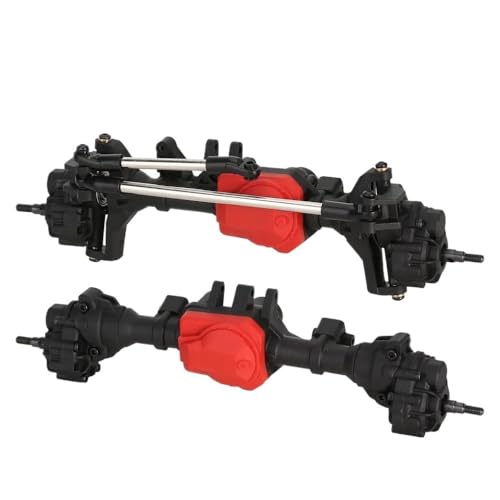 VVHKMSIL Kompatible gerade Portalachse vorne und hinten Kompatibel mit 1 10 Skala RC Crawler Car Upgrade -Teile eingestellt(1 Set) von VVHKMSIL