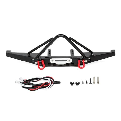 VVHKMSIL Metall vordere Stoßstange kompatibel mit 1/10 RC Crawler Cars und II -Modellen 90046 90047 von VVHKMSIL