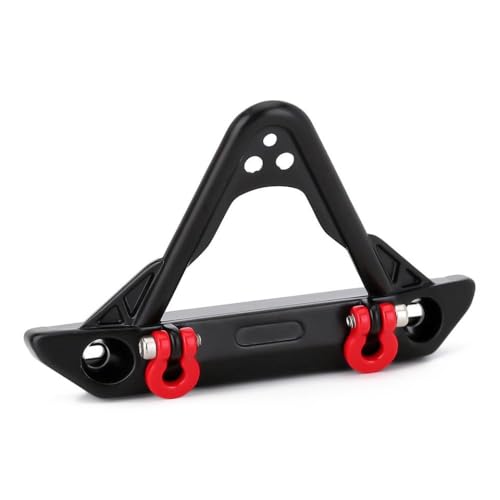 VVHKMSIL SCX24 Deadbolt RC Crawler Car Upgrade Teile 1/24 Maßstab Metall vordere Stoßstange mit Lichtern, die mit 1/24 Crawler -Modellen kompatibel sind(Front Bumper A) von VVHKMSIL