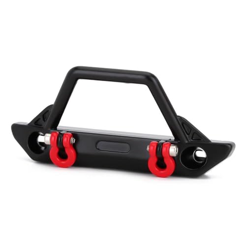 VVHKMSIL SCX24 Deadbolt RC Crawler Car Upgrade Teile 1/24 Maßstab Metall vordere Stoßstange mit Lichtern, die mit 1/24 Crawler -Modellen kompatibel sind(Front Bumper B) von VVHKMSIL