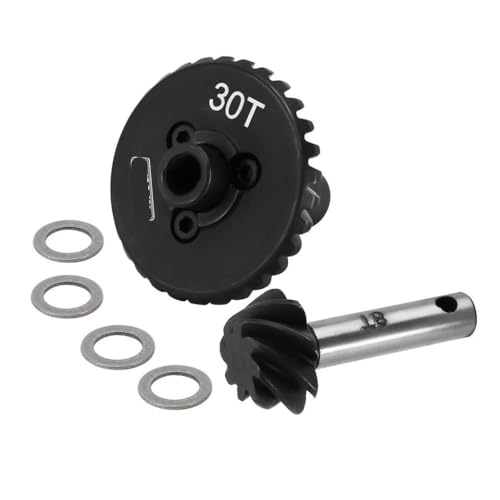 VVHKMSIL Stahl Helical Achs Getriebe Overdrive Unterdrive Kompatibel mit 1 10 -Skala RC -Crawler -Crawler -kompatibel mit II 90046- und III Pro -Modellen(Stock Gear) von VVHKMSIL