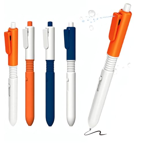 4 Stück Spritzstifte,2-In-1 Wasserspeiender Beschreibbarer Stifte,Streich Wasserpistolen Stift,Stift Der Wasser Spritzt Für Schulbüro Streichtrick Pool Garten Strandgar Freien 4 Stück Spritzstifte,2-In-1 Wasserspeiender Beschreibbarer Stifte,Streich Wasserpistolen Stift,Stift Der Wasser Spritzt Für Schulbüro Streichtrick Pool Garten Strandgar Freien von VVQWCY