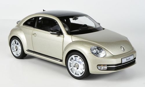 VW Beetle Coupe, met.-beige, 2011, Modellauto, Fertigmodell, Kyosho 1:18 von Kyosho