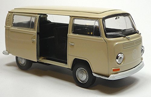 VW-Bus T2 Bulli (1972) 1:37 in beige (officially licensed) mit Schiebetür von VW