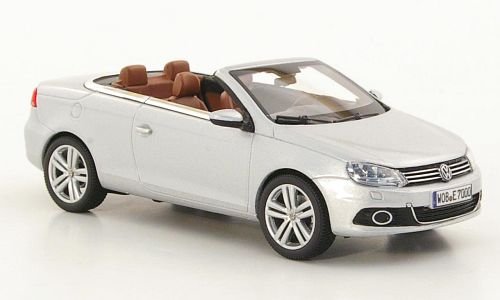 VW Eos, silber, 2011, Modellauto, Kyosho 1:43 von VW