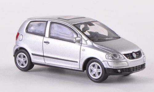 VW Fox, silber , Modellauto, Fertigmodell, Norev 1:87 von VW