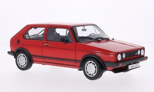 VW Golf I GTI, rot, 1982, Modellauto, Fertigmodell, Welly 1:18 von Welly