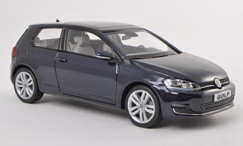 VW Golf VII, met.-dkl.-blau, 3-Türer , Modellauto, Fertigmodell, Herpa 1:43 von VW