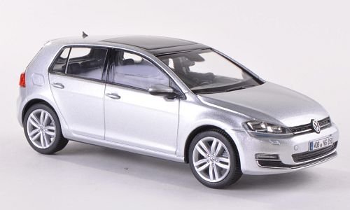 VW Golf VII, silber, 2013, Modellauto, Fertigmodell, I-Herpa 1:43 von VW