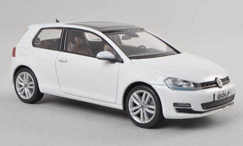 VW Golf VII, weiss, 0, Modellauto, Fertigmodell, Herpa 1:43 von VW