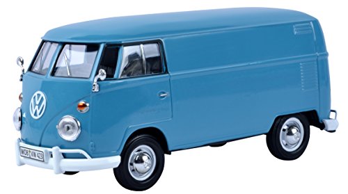 VW T1 Kasten, blau, 0, Modellauto, Fertigmodell, Motormax 1:24 von Volkswagen