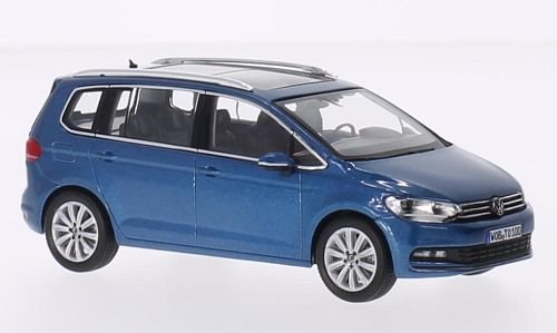 VW Touran, metallic-blau, 0, Modellauto, Fertigmodell, I-Norev 1:43 von VW