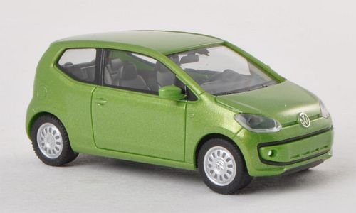 VW up!, met.-hell-grün, 3-Türer , 2011, Modellauto, Fertigmodell, Herpa 1:87 von VW