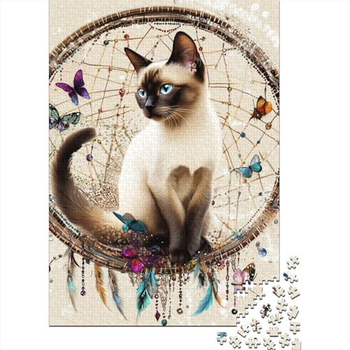 Birman Puzzle 1000 Teile Schwer Puzzle Spielzeug Pädagogisches Spiel Impossible Herausforderung Spielzeug Für Erwachsene Kinder 1000pcs (75x50cm) von VWENOLRIX