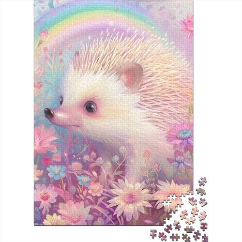 Igel Puzzle 1000 Teile Schwer Puzzle Spielzeug Lernspiel Impossible Herausforderung Spielzeug Für Erwachsene Und Kinder in Bewährter 1000pcs (75x50cm) von VWENOLRIX