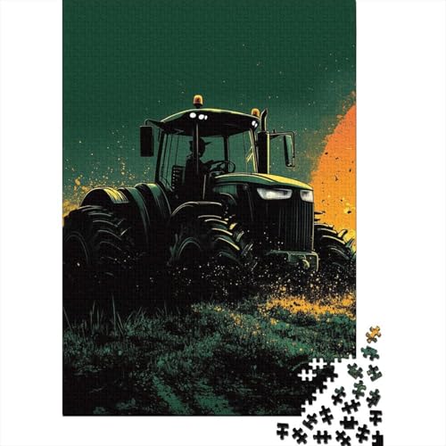 Traktor Puzzle 1000 Teile Schwer Puzzle Spielzeug Pädagogisches Spiel Impossible Herausforderungsspielzeug Für Erwachsene Und Kinder Ab 14 Jahren 1000pcs (75x50cm) von VWENOLRIX