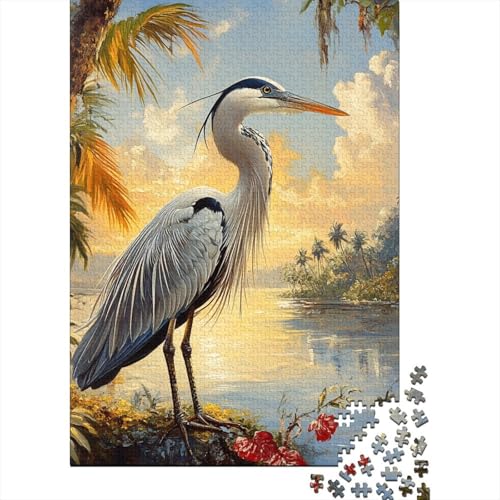 Weihe Puzzle 1000 Teile Schwer Puzzle Spielzeug Lernspiel Impossible Herausforderung Spielzeug Für Erwachsene Und Kinder Ab 14 Jahren 1000pcs (75x50cm) von VWENOLRIX